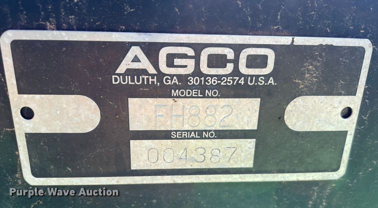 image for item DN4570 1988 John Deere 4850  MFWD tractor