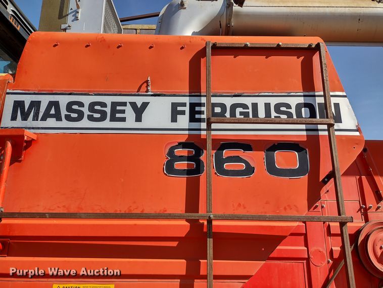 image for item DR8263 1982 Massey Ferguson 860  RWA combine