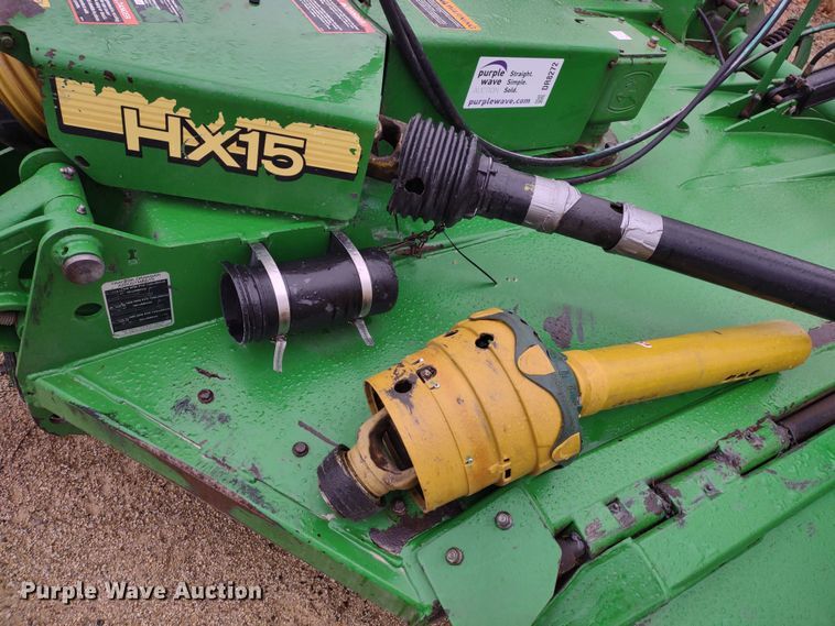 image for item DR8272 John Deere HX15  batwing rotary mower