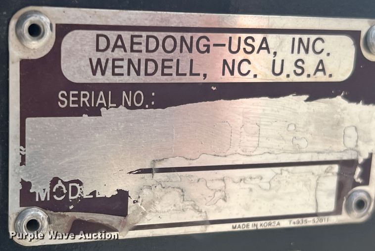 image for item DS2843 Kioti CK3510  MFWD tractor