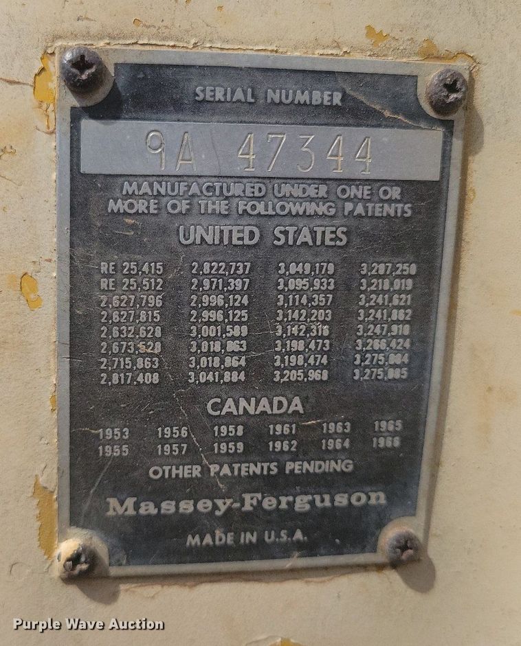 image for item KD9277 Massey Ferguson  tractor