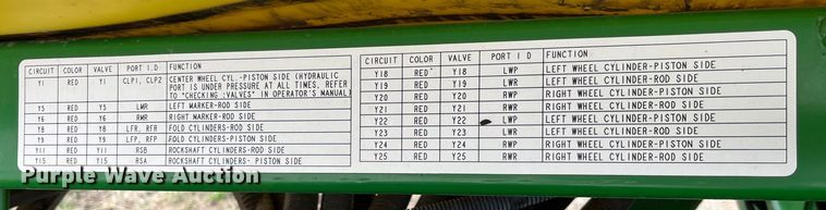 image for item LA9816 2009 John Deere 1790 planter