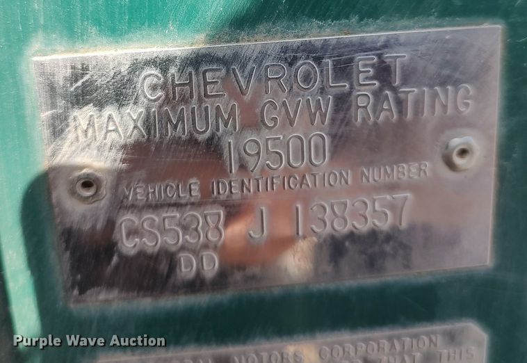 image for item LG9624 1968 Chevrolet  grain truck