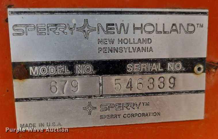 image for item LH9828 New Holland 679  manure spreader