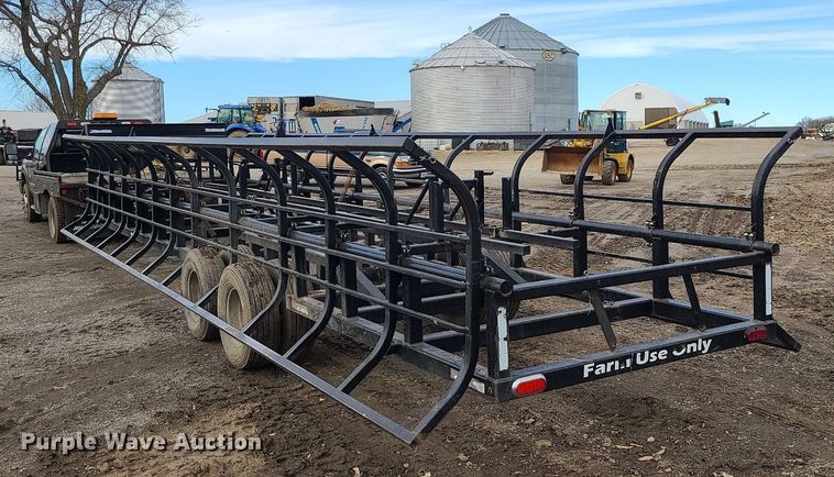 image for item LH9838 Industrias America 16x4  hay bale trailer