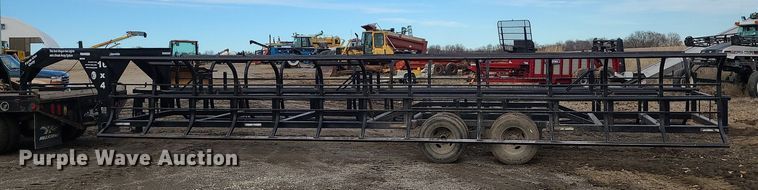 image for item LH9838 Industrias America 16x4  hay bale trailer