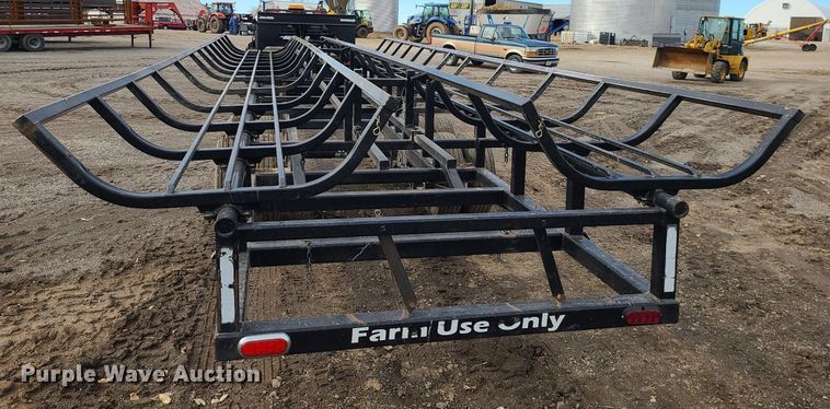 image for item LH9838 Industrias America 16x4  hay bale trailer