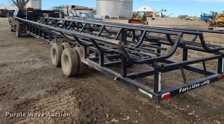 image for item LH9838 Industrias America 16x4  hay bale trailer