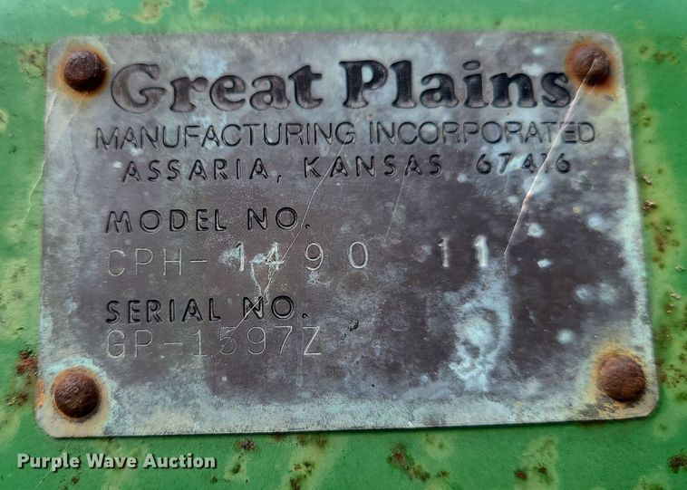 image for item LH9890 Great Plains CPH-1490  grain drill
