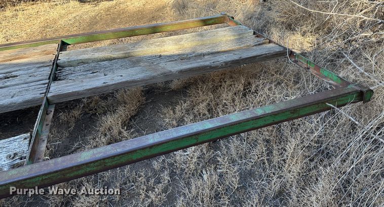 image for item LT9464 John Deere  hay bale trailer