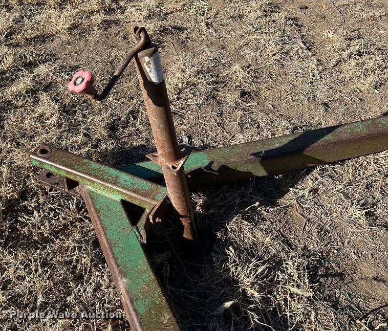 image for item LT9464 John Deere  hay bale trailer