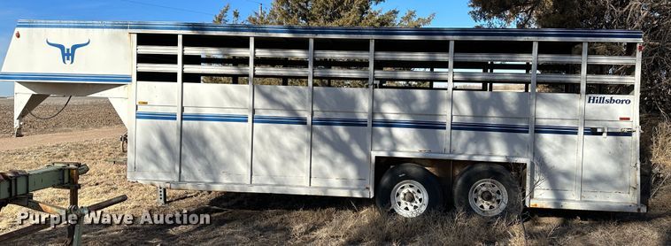 image for item LT9465 1983 Hillsboro Industries Inc.  livestock trailer