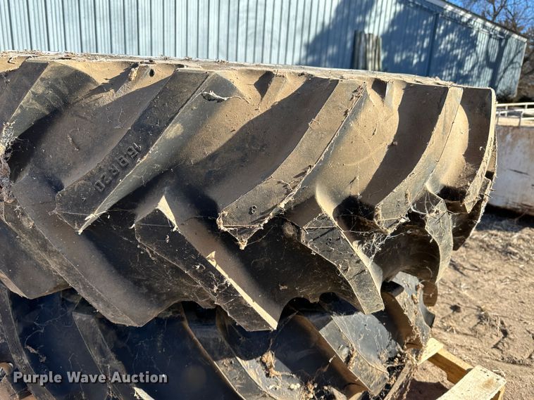 image for item LT9469 (2) 16.9R28 tires and wheels