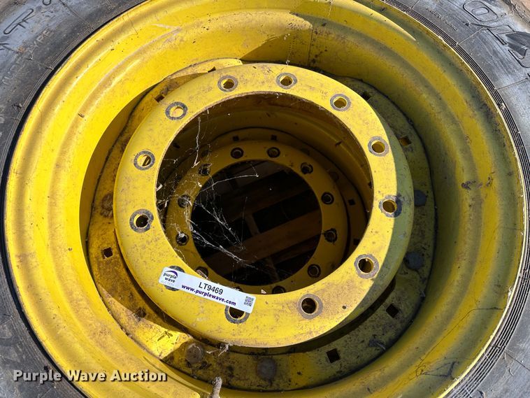 image for item LT9469 (2) 16.9R28 tires and wheels