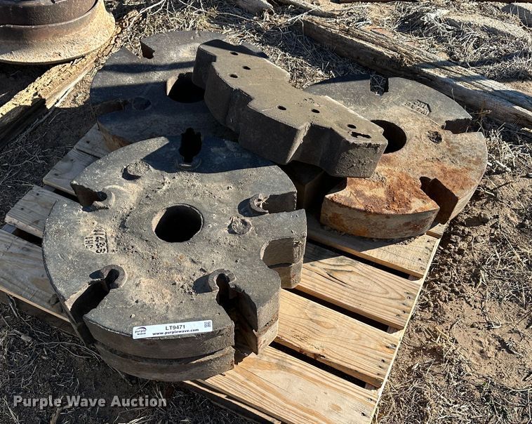 image for item LT9471 (5) tractor wheel weights