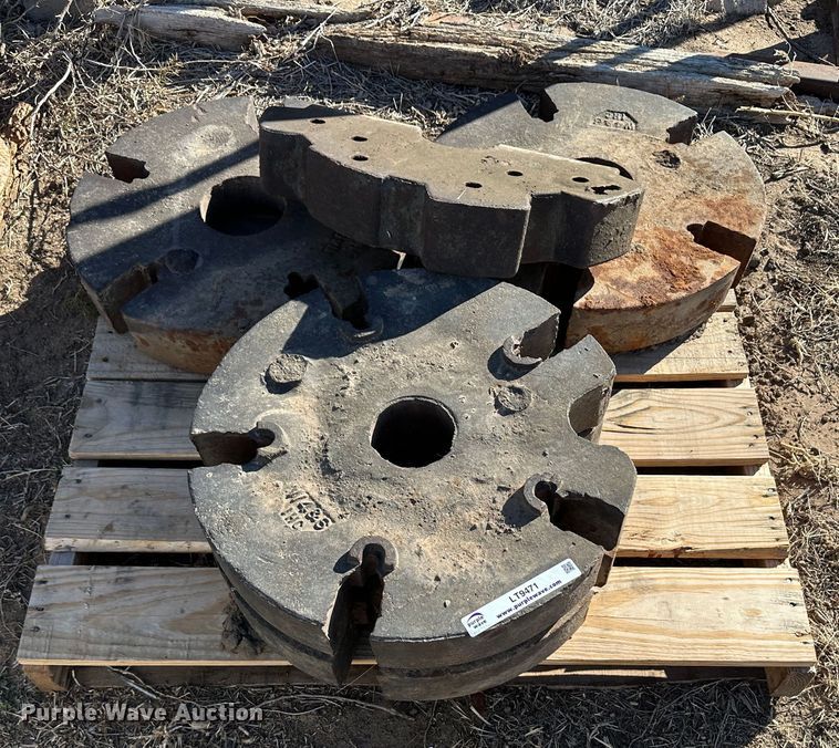 image for item LT9471 (5) tractor wheel weights