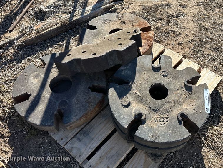 image for item LT9471 (5) tractor wheel weights