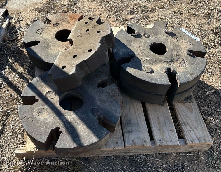 image for item LT9471 (5) tractor wheel weights