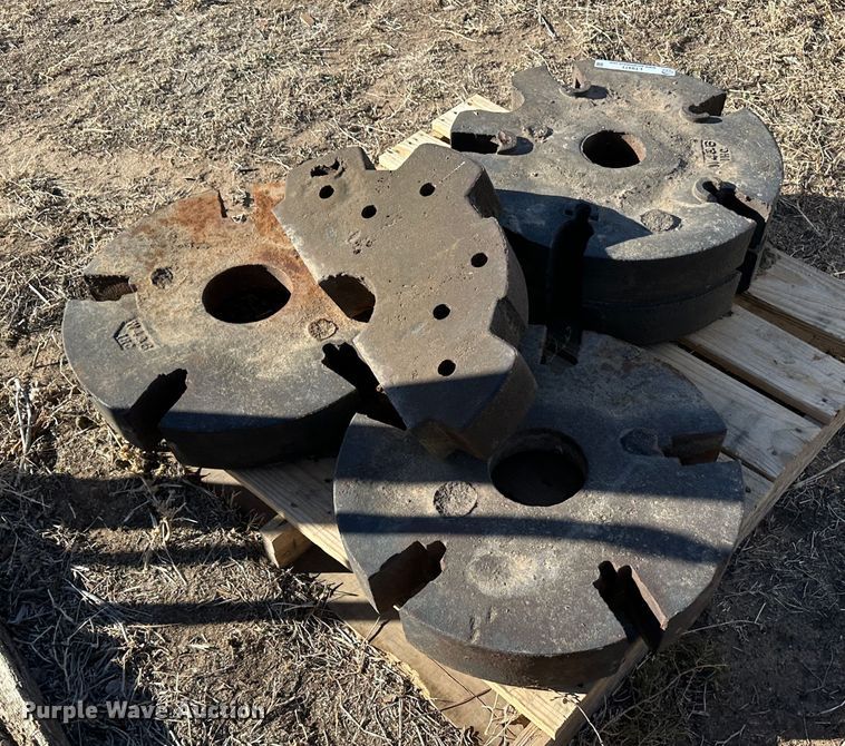 image for item LT9471 (5) tractor wheel weights