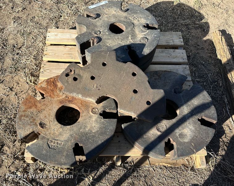 image for item LT9471 (5) tractor wheel weights