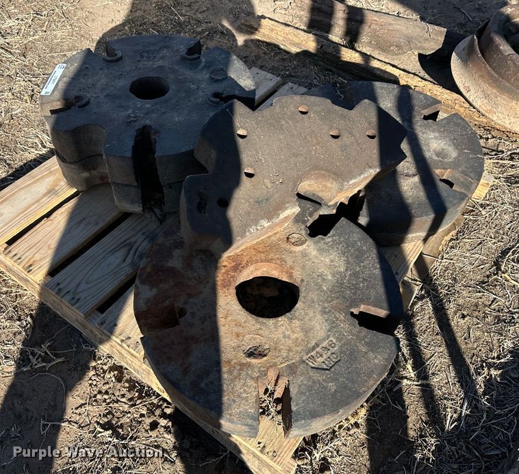 image for item LT9471 (5) tractor wheel weights