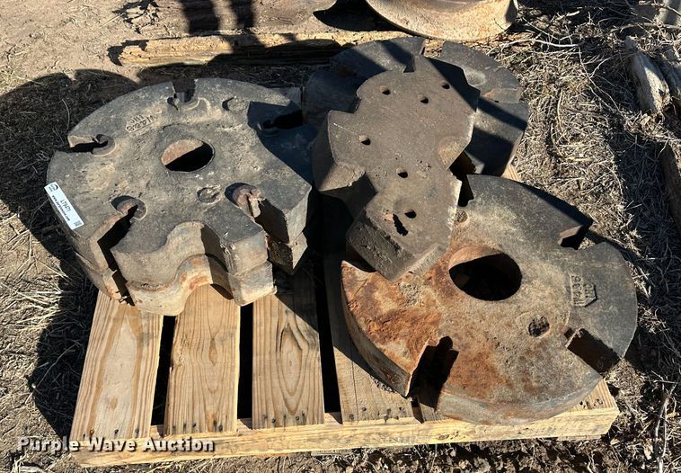 image for item LT9471 (5) tractor wheel weights