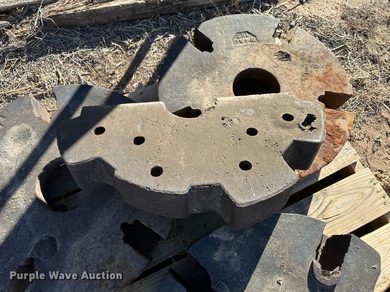 image for item LT9471 (5) tractor wheel weights