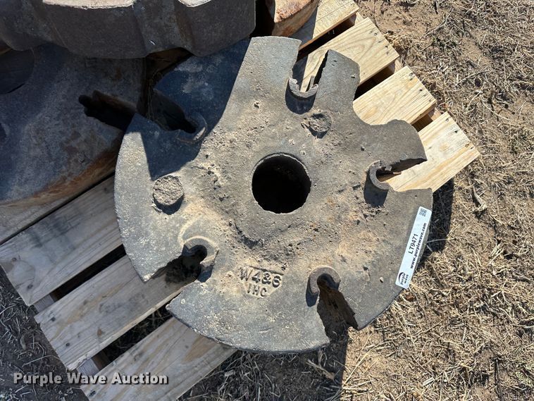 image for item LT9471 (5) tractor wheel weights