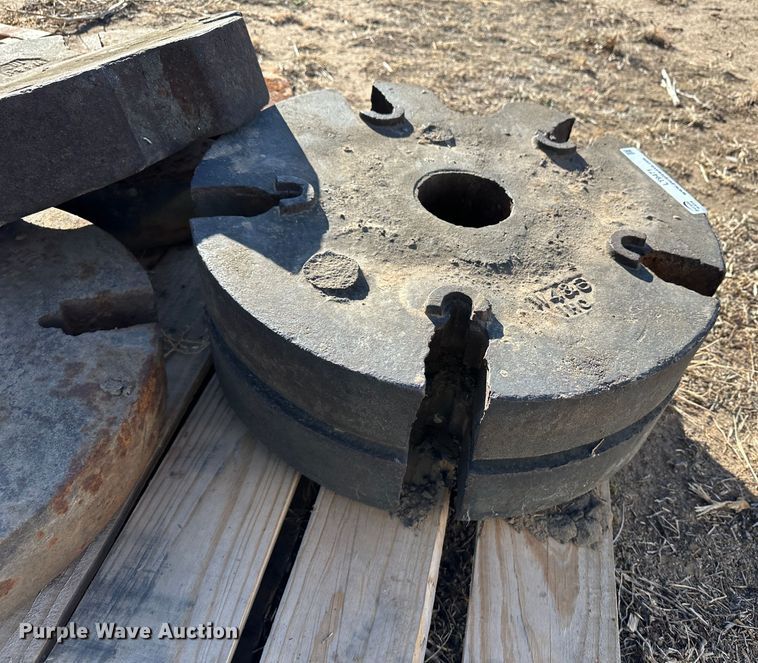 image for item LT9471 (5) tractor wheel weights