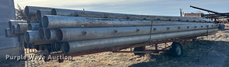 image for item LT9476 Approximately 45 joints of flood irrigation pipe