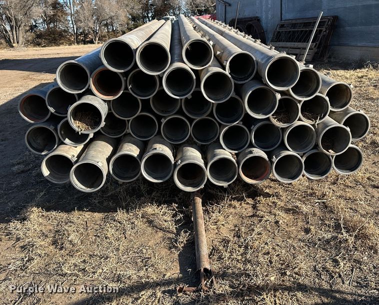 image for item LT9476 Approximately 45 joints of flood irrigation pipe