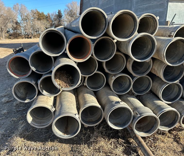 image for item LT9476 Approximately 45 joints of flood irrigation pipe