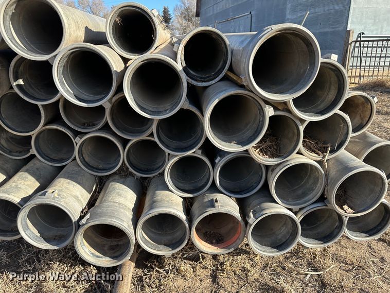 image for item LT9476 Approximately 45 joints of flood irrigation pipe