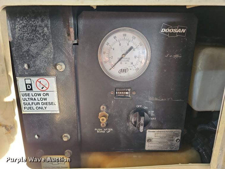 image for item MC9646 2012 Doosan C185WKUB-T4I  air compressor