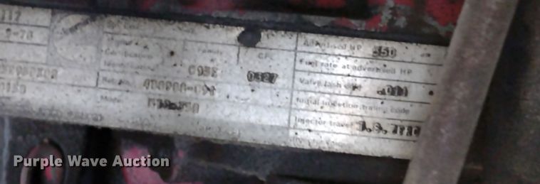 image for item MD9443 1979 International Transtar II  grain truck