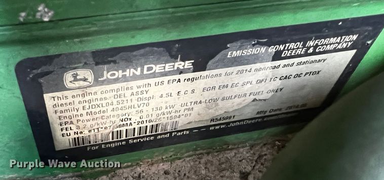 image for item MF9820 2014 John Deere 5100M  MFWD tractor