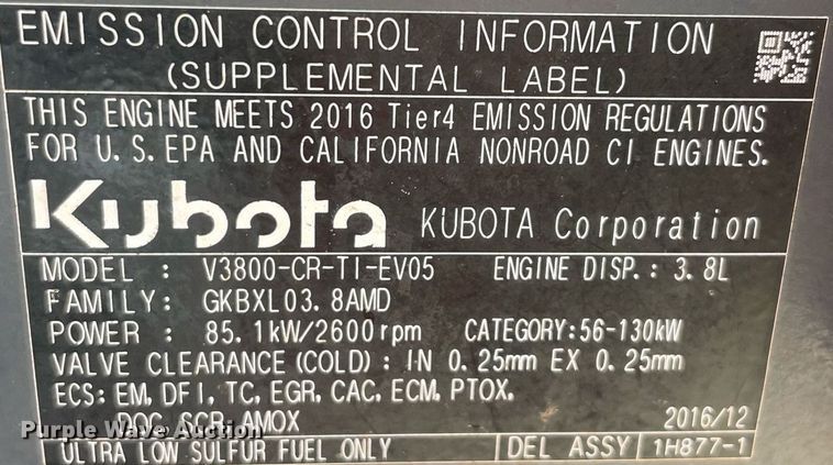 image for item MM9356 2021 Kubota M6S-111SHDC  MFWD tractor