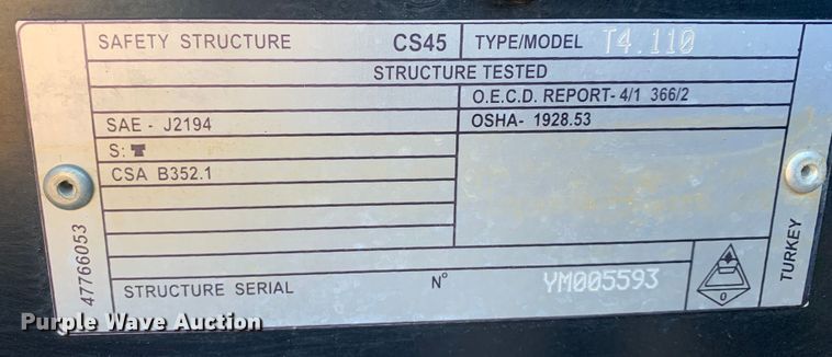 image for item MM9779 2017 New Holland T4.110  MFWD tractor
