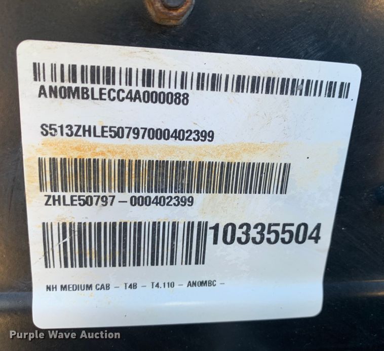 image for item MM9779 2017 New Holland T4.110  MFWD tractor