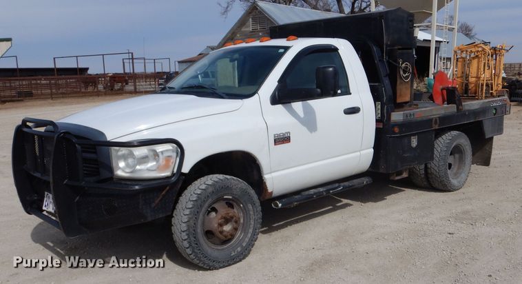 image for item MP9156 2010 Dodge Ram 3500HD  bale bed pickup truck