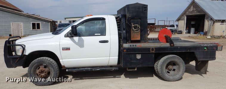 image for item MP9156 2010 Dodge Ram 3500HD  bale bed pickup truck