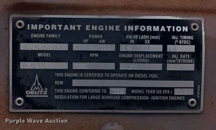 image for item DG5402 1989 Fruehauf  pneumatic dry bulk trailer