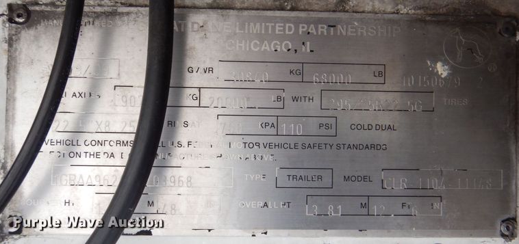 image for item DK2146 2010 Great Dane  refrigerated van trailer