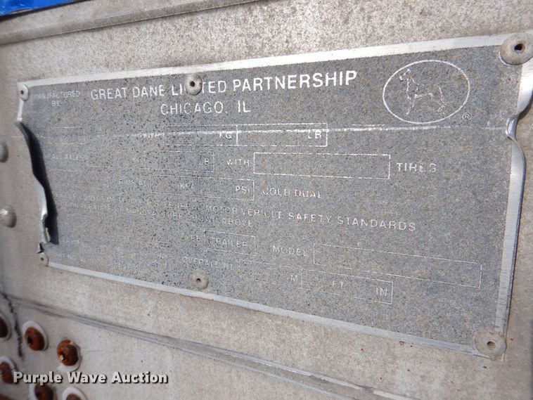 image for item DK2149 1999 Great Dane  refrigerated van trailer