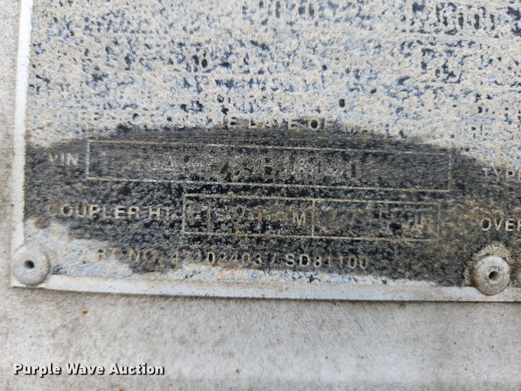 image for item DK2150 2001 Great Dane  refrigerated van trailer