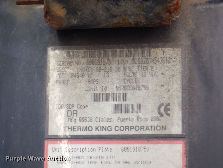 image for item DK2176 2008 Great Dane  refrigerated van trailer