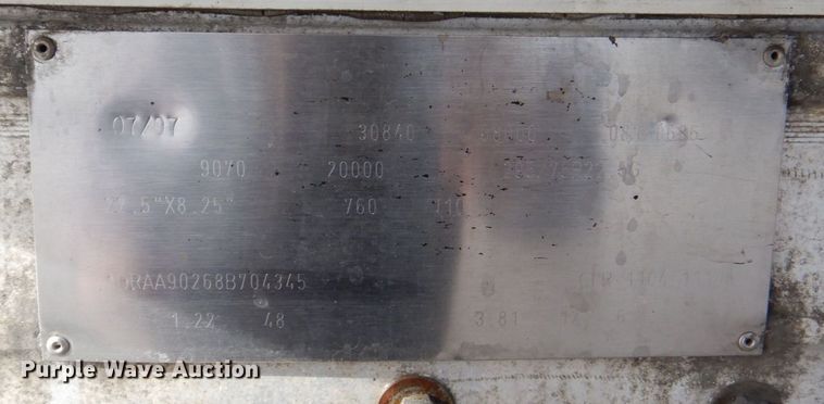 image for item DK2176 2008 Great Dane  refrigerated van trailer