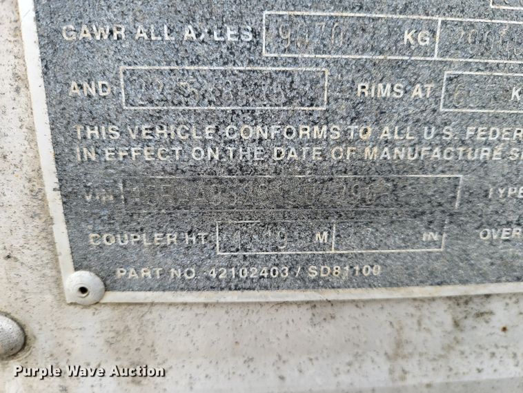 image for item DK2183 2001 Great Dane  refrigerated van trailer