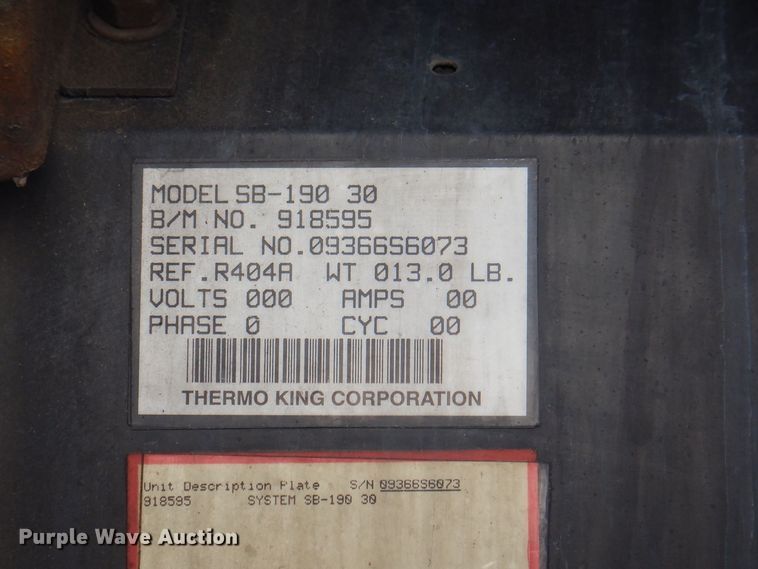 image for item DK2184 2004 Great Dane  refrigerated van trailer