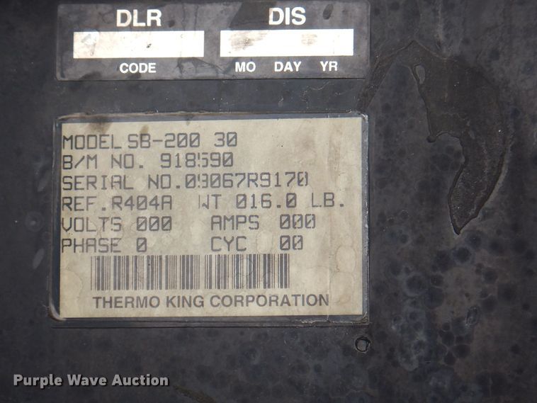 image for item DK2185 2003 Great Dane  refrigerated van trailer